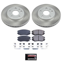 Power Stop SC5522 - Front Z17 Evolution Pad And Semi-Coated Rotor Kit vehicle fitment brake part