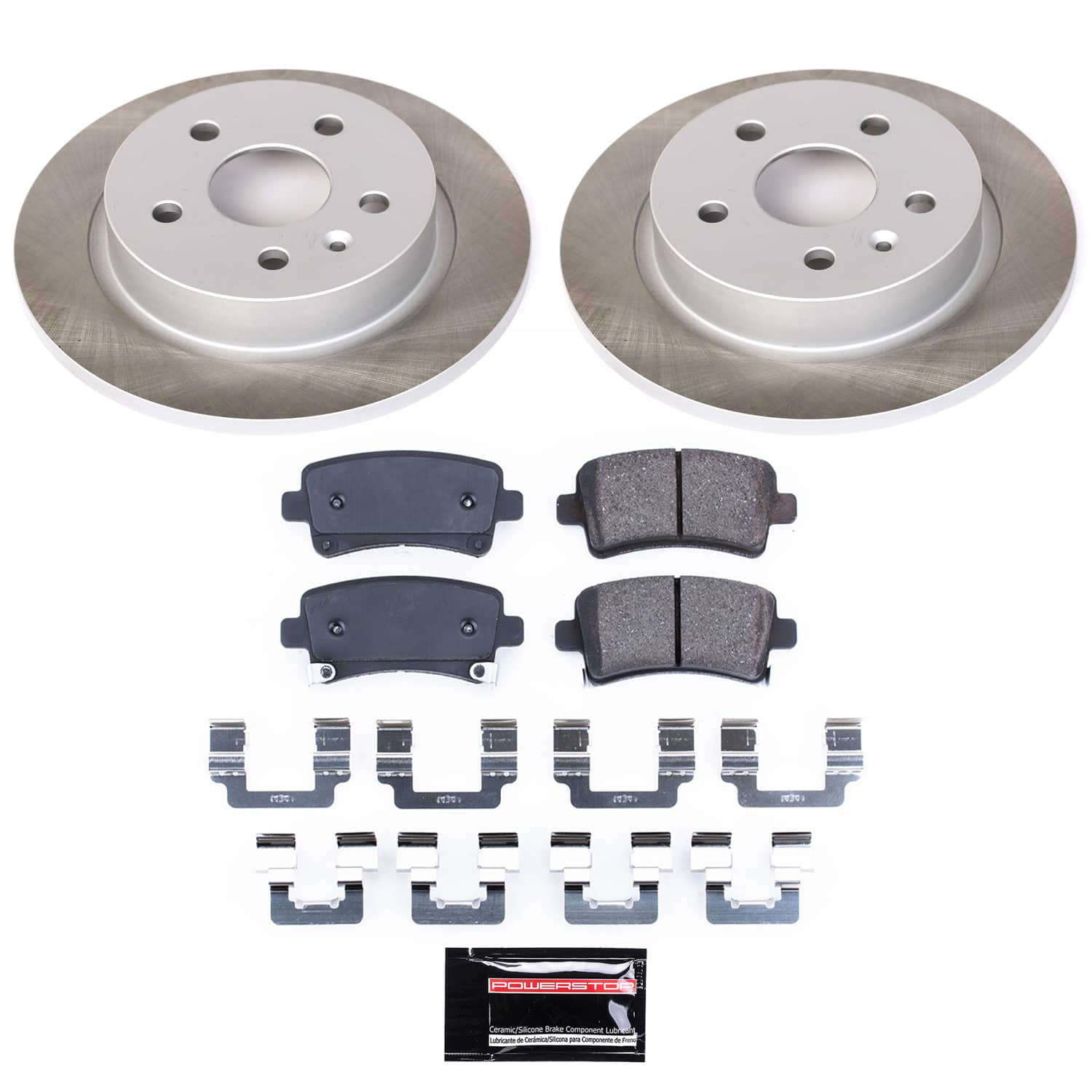 Power Stop SC5531 - Rear Z17 Evolution Pad And Semi-Coated Rotor Kit vehicle fitment brake part