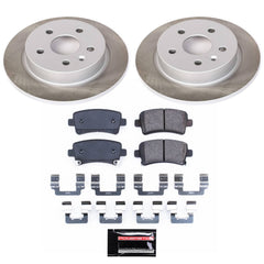Power Stop SC5531 - Rear Z17 Evolution Pad And Semi-Coated Rotor Kit vehicle fitment brake part