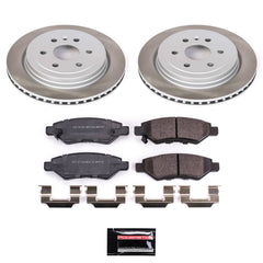 Power Stop SC5543 - Rear Z17 Evolution Pad And Semi-Coated Rotor Kit vehicle fitment brake part