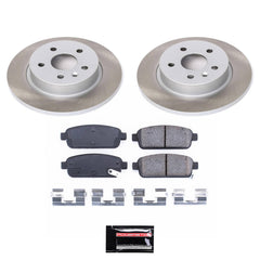 Power Stop SC5544 - Rear Z17 Evolution Pad And Semi-Coated Rotor Kit vehicle fitment brake part