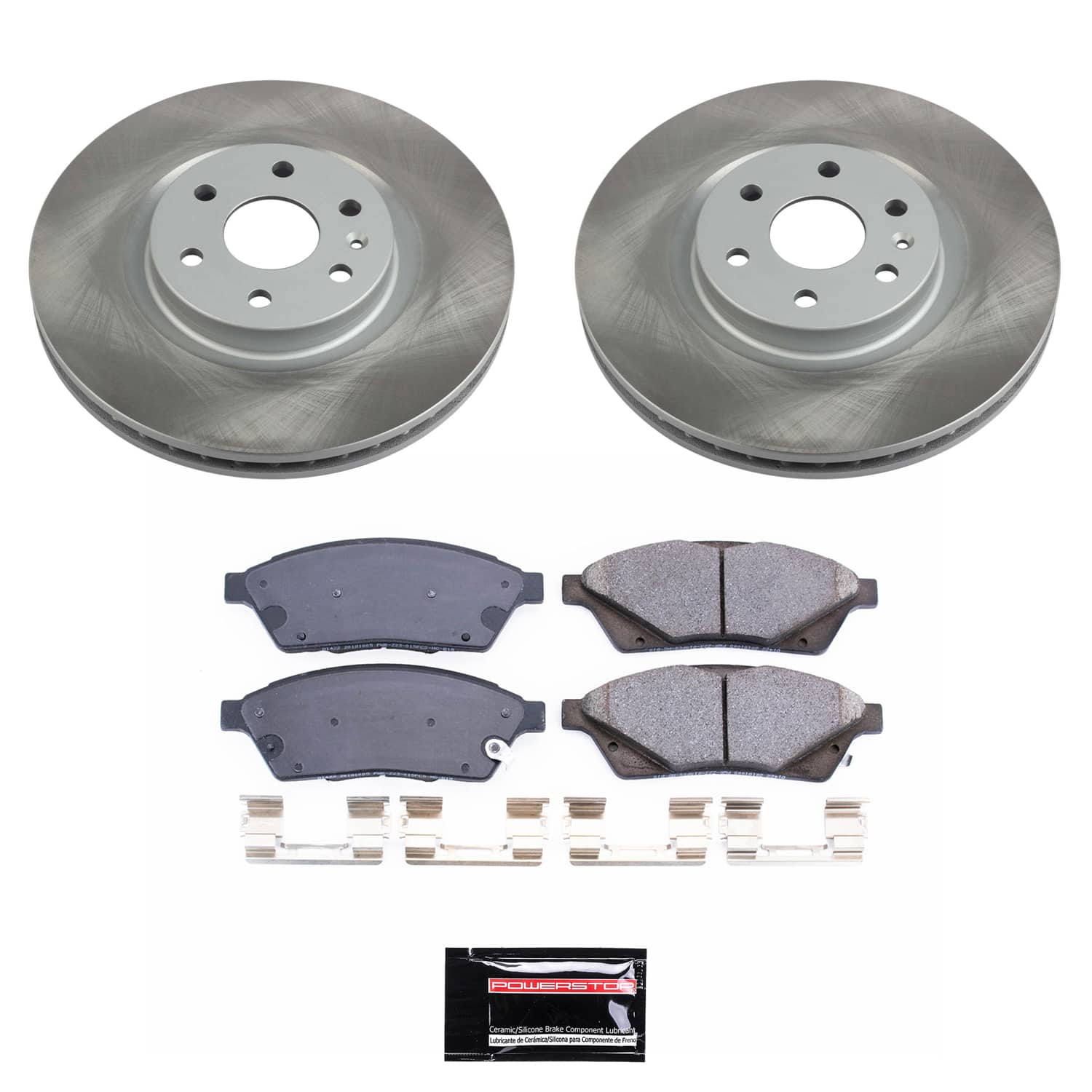 Power Stop SC5545 - Front Z17 Evolution Pad And Semi-Coated Rotor Kit vehicle fitment brake part