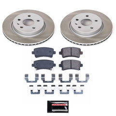 Power Stop SC5547 - Rear Z17 Evolution Pad And Semi-Coated Rotor Kit vehicle fitment brake part