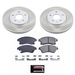 Power Stop SC5550 - Front Z17 Evolution Pad And Semi-Coated Rotor Kit vehicle fitment brake part