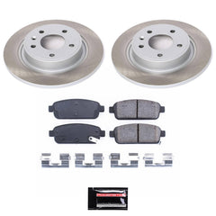Power Stop SC5552 - Rear Z17 Evolution Pad And Semi-Coated Rotor Kit vehicle fitment brake part
