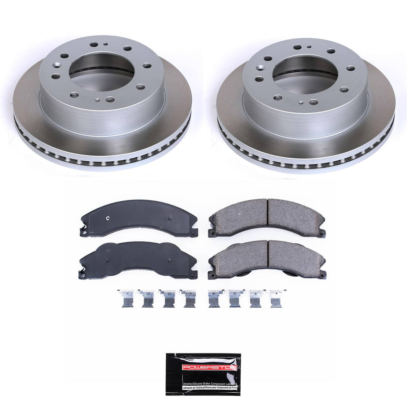 Power Stop SC5559 - Front Z17 Evolution Pad And Semi-Coated Rotor Kit vehicle fitment brake part