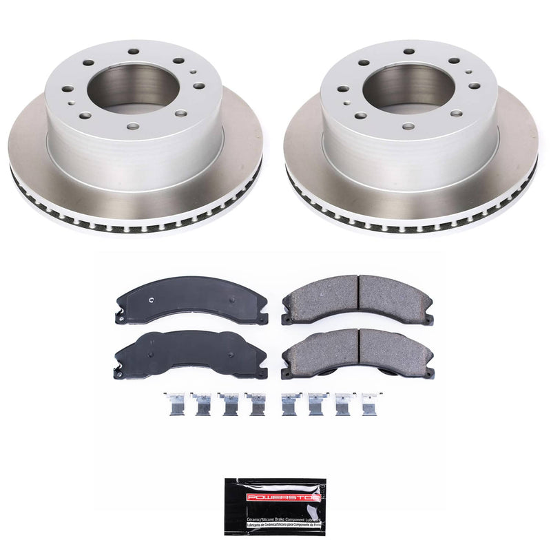 Power Stop SC5563 - Rear Z17 Evolution Pad And Semi-Coated Rotor Kit vehicle fitment brake part