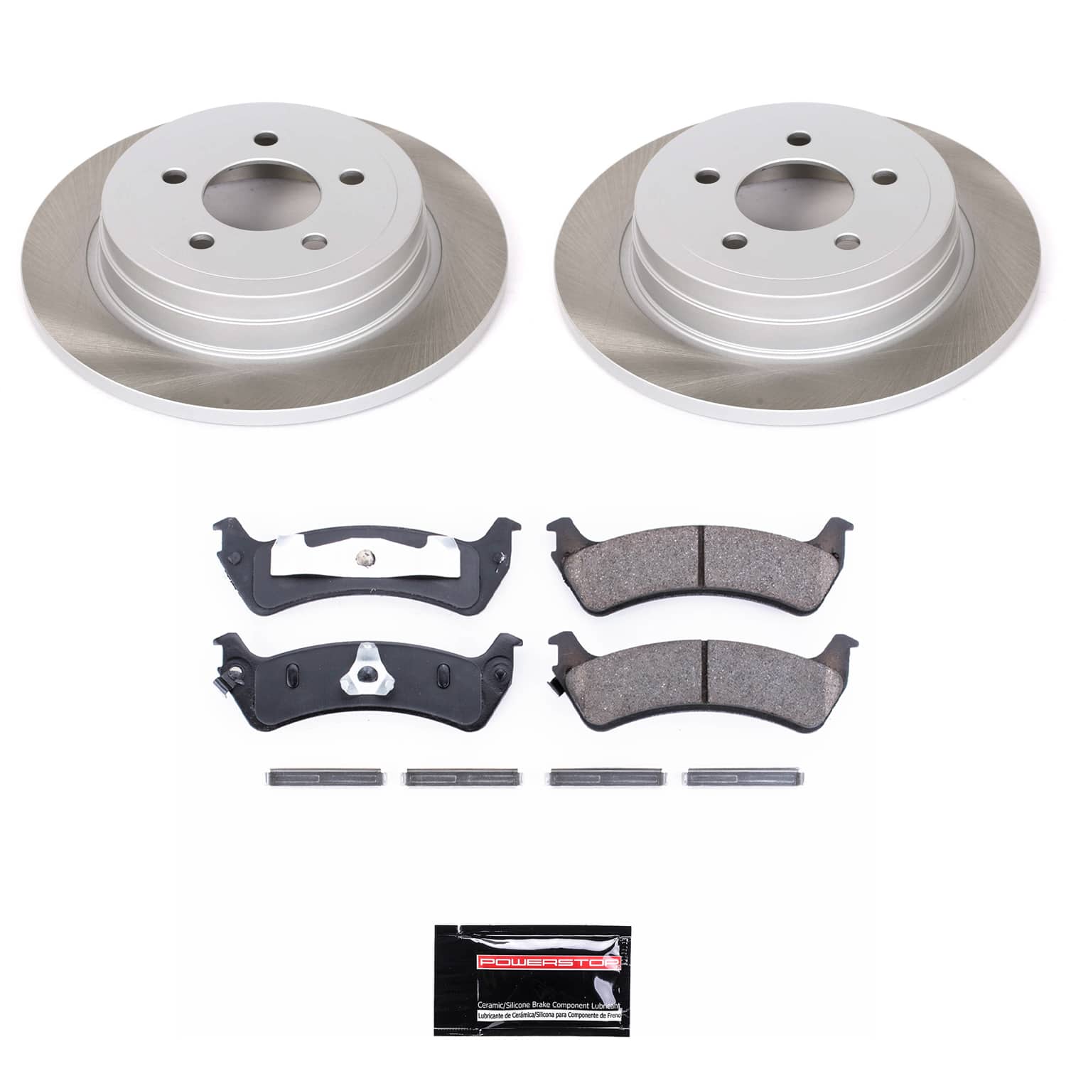 Power Stop SC5570 - Rear Z17 Evolution Pad And Semi-Coated Rotor Kit vehicle fitment brake part