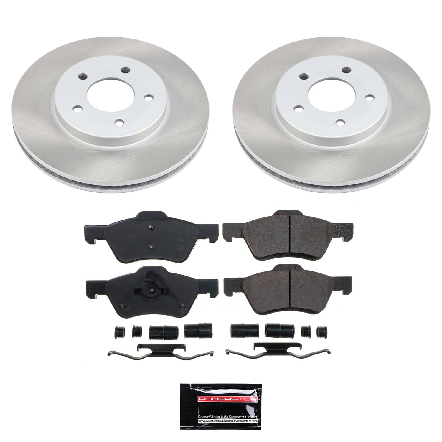 Power Stop SC5571 - Front Z17 Evolution Pad And Semi-Coated Rotor Kit vehicle fitment brake part