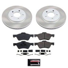 Power Stop SC5571 - Front Z17 Evolution Pad And Semi-Coated Rotor Kit vehicle fitment brake part