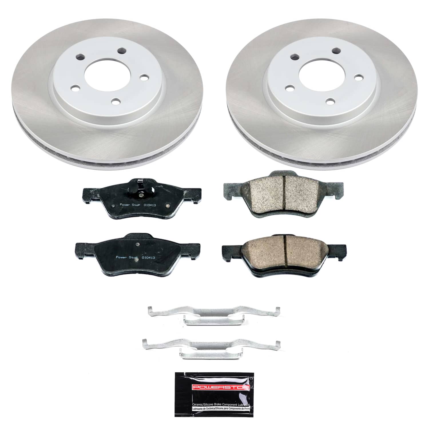 Power Stop SC5572 - Front Z17 Evolution Pad And Semi-Coated Rotor Kit vehicle fitment brake part
