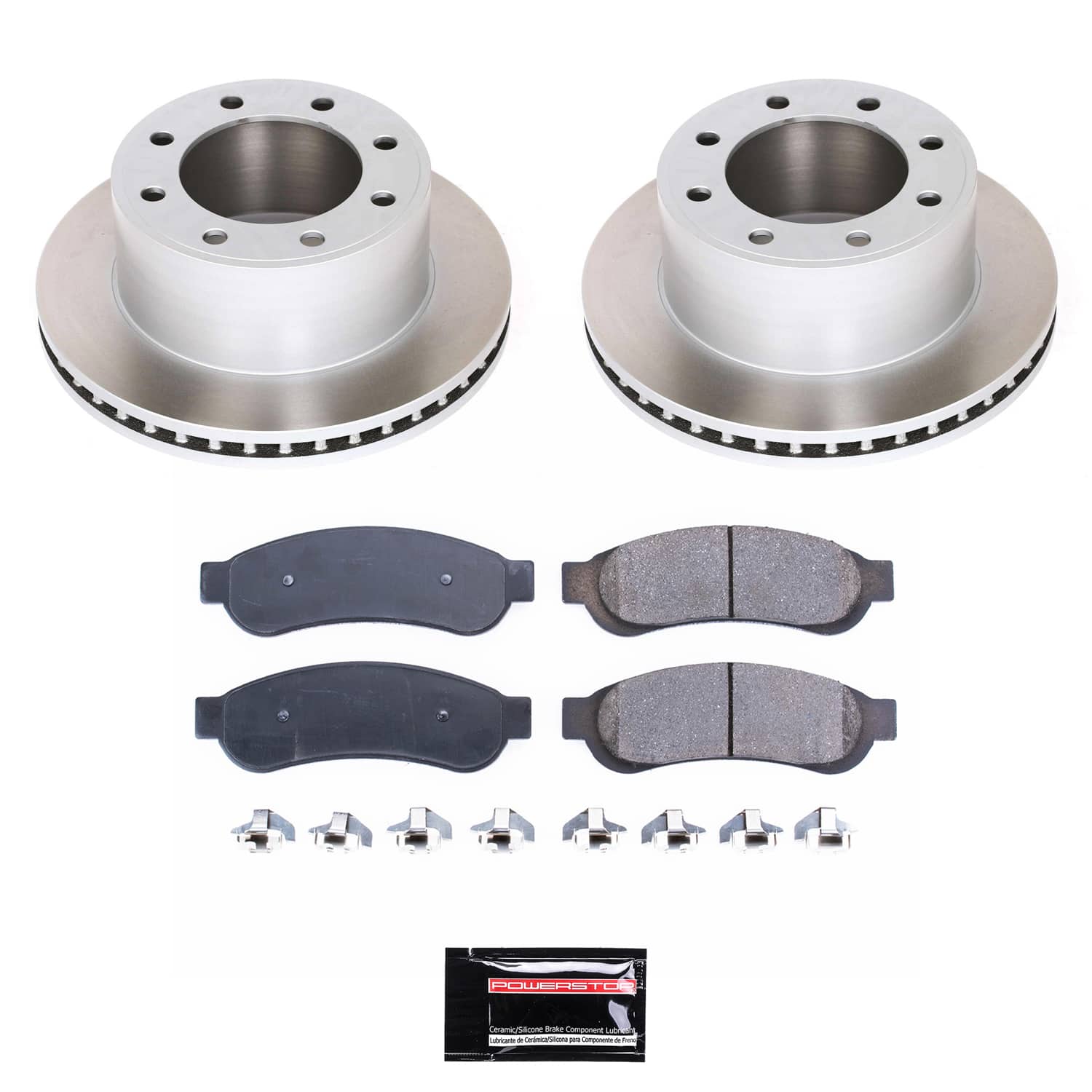 Power Stop SC5578 - Rear Z17 Evolution Pad And Semi-Coated Rotor Kit vehicle fitment brake part
