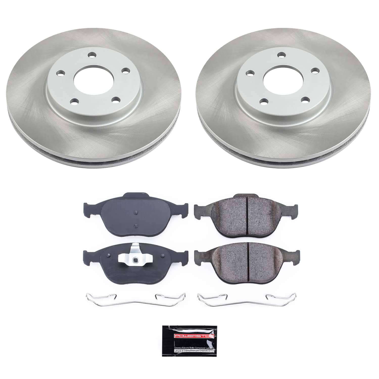 Power Stop SC5580 - Front Z17 Evolution Pad And Semi-Coated Rotor Kit vehicle fitment brake part