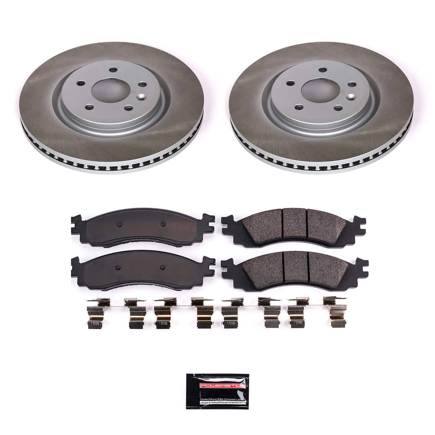 Power Stop SC5581 - Front Z17 Evolution Pad And Semi-Coated Rotor Kit vehicle fitment brake part