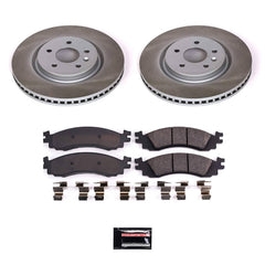Power Stop SC5581 - Front Z17 Evolution Pad And Semi-Coated Rotor Kit vehicle fitment brake part