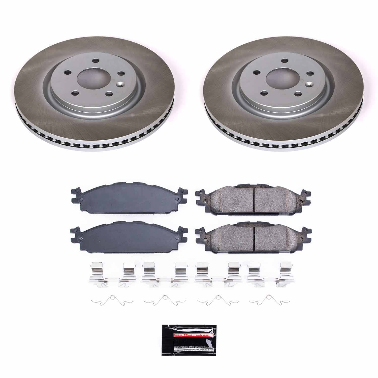 Power Stop SC5583 - Front Z17 Evolution Pad And Semi-Coated Rotor Kit vehicle fitment brake part