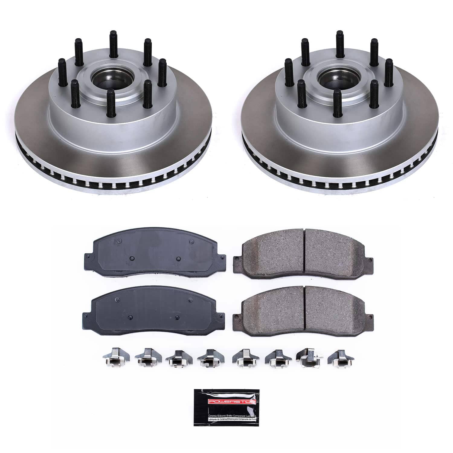 Power Stop SC5585 - Front Z17 Evolution Pad And Semi-Coated Rotor Kit vehicle fitment brake part