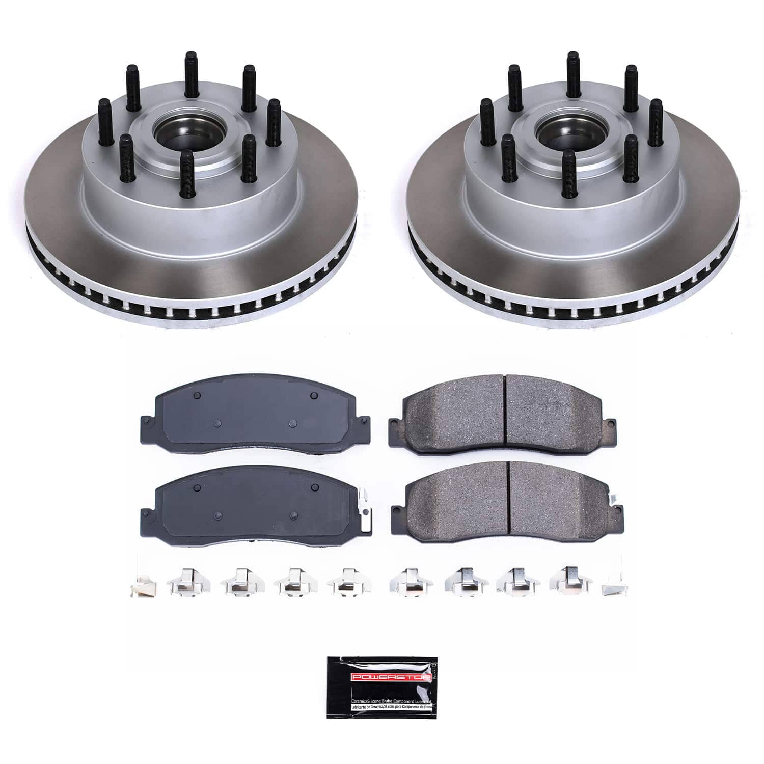 Power Stop SC5588 - Front Z17 Evolution Pad And Semi-Coated Rotor Kit vehicle fitment brake part