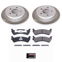 Power Stop SC5592 - Rear Z17 Evolution Pad And Semi-Coated Rotor Kit vehicle fitment brake part