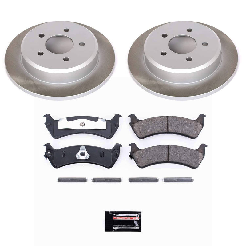 Power Stop SC5592 - Rear Z17 Evolution Pad And Semi-Coated Rotor Kit vehicle fitment brake part