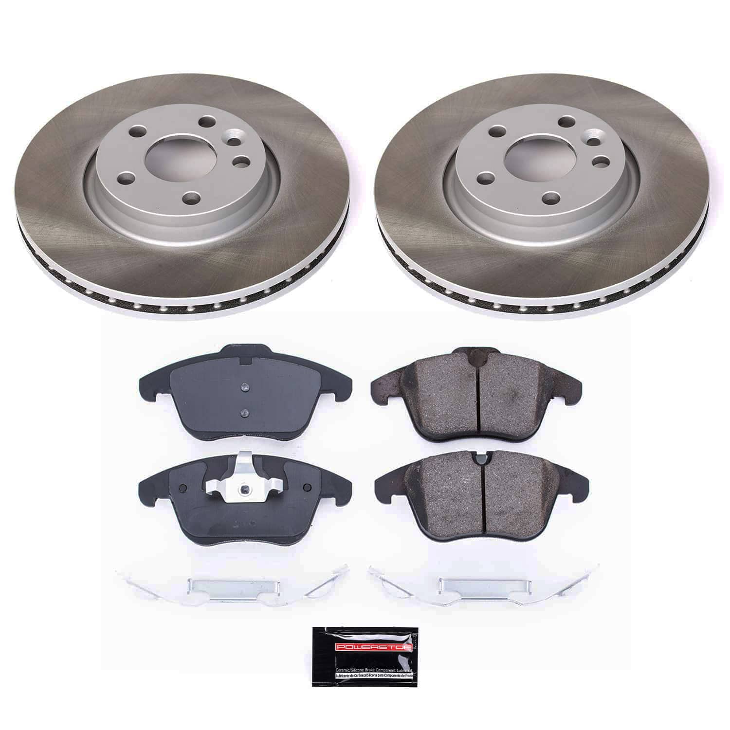 Power Stop SC5608 - Front Z17 Evolution Pad And Semi-Coated Rotor Kit vehicle fitment brake part