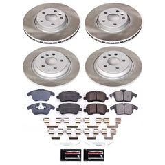 Power Stop SC5611 - Front And Rear Z17 Evolution Pad And Semi-Coated Rotor Kit vehicle fitment brake part