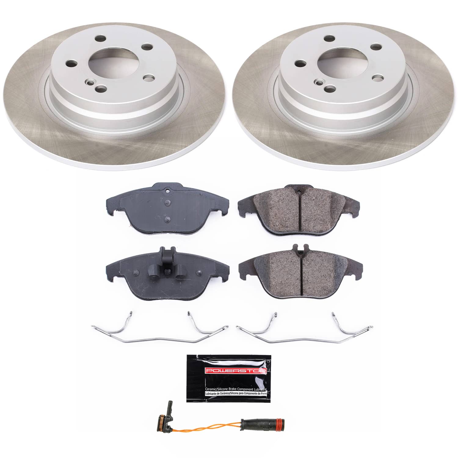 Power Stop SC5625 - Rear Z17 Evolution Pad And Semi-Coated Rotor Kit vehicle fitment brake part