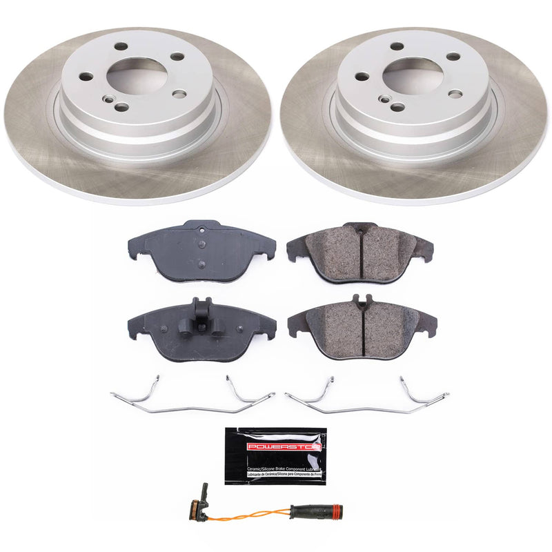 Power Stop SC5625 - Rear Z17 Evolution Pad And Semi-Coated Rotor Kit vehicle fitment brake part