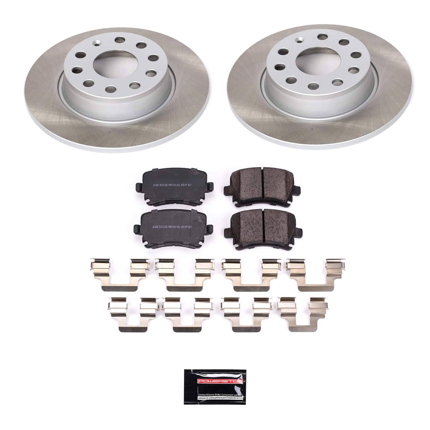 Power Stop SC5666 - Rear Z17 Evolution Pad And Semi-Coated Rotor Kit vehicle fitment brake part