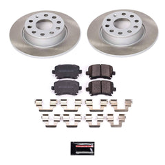 Power Stop SC5666 - Rear Z17 Evolution Pad And Semi-Coated Rotor Kit vehicle fitment brake part