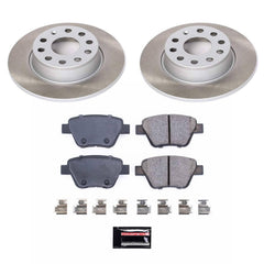 Power Stop SC5667 - Rear Z17 Evolution Pad And Semi-Coated Rotor Kit vehicle fitment brake part