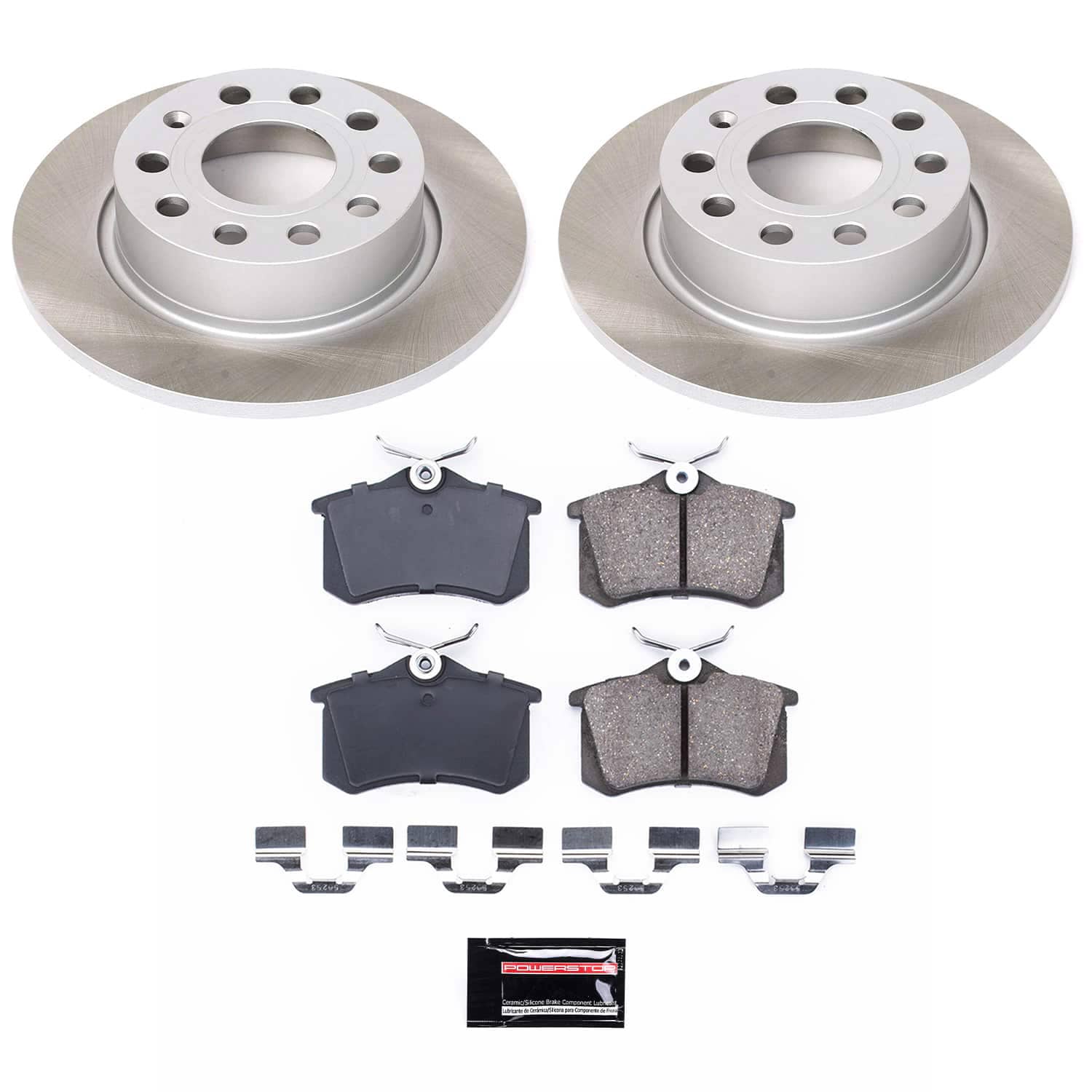 Power Stop SC5671 - Rear Z17 Evolution Pad And Semi-Coated Rotor Kit vehicle fitment brake part