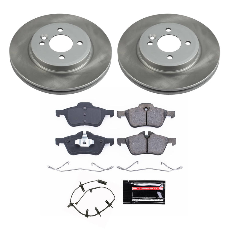 Power Stop SC5724 - Front Z17 Evolution Pad And Semi-Coated Rotor Kit vehicle fitment brake part