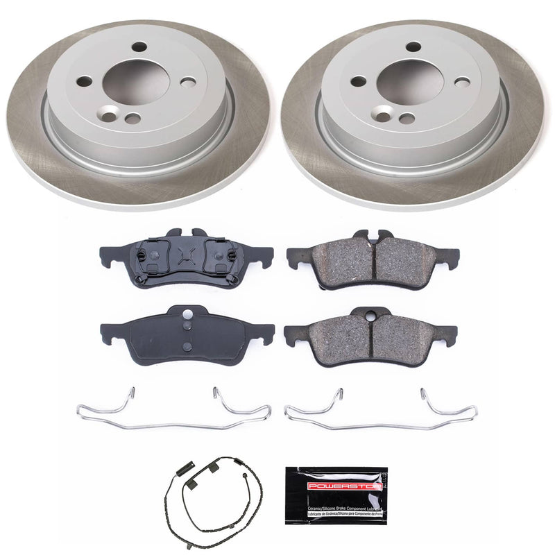 Power Stop SC5726 - Rear Z17 Evolution Pad And Semi-Coated Rotor Kit vehicle fitment brake part