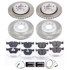 Power Stop SC5728 - Front And Rear Z17 Evolution Pad And Semi-Coated Rotor Kit vehicle fitment brake part