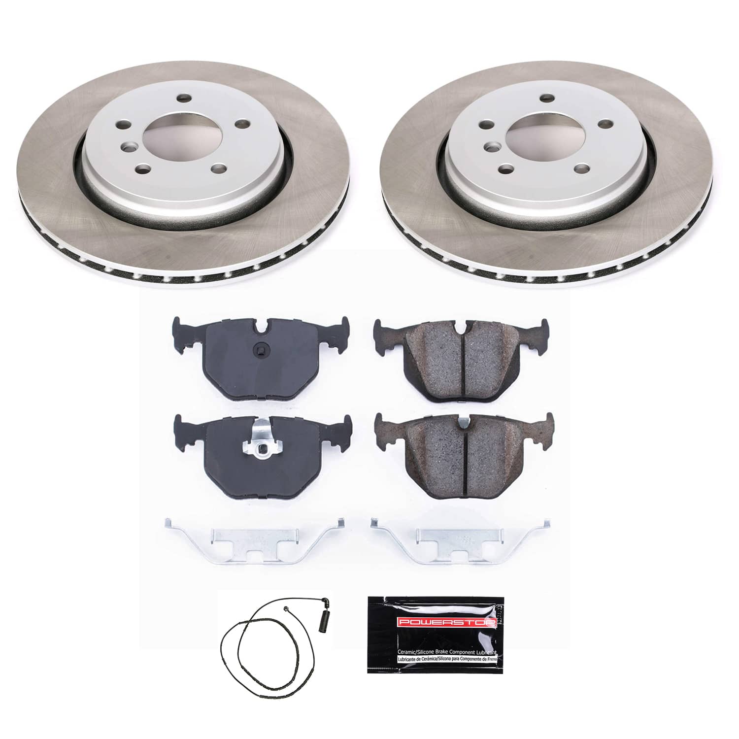 Power Stop SC5729 - Rear Z17 Evolution Pad And Semi-Coated Rotor Kit vehicle fitment brake part