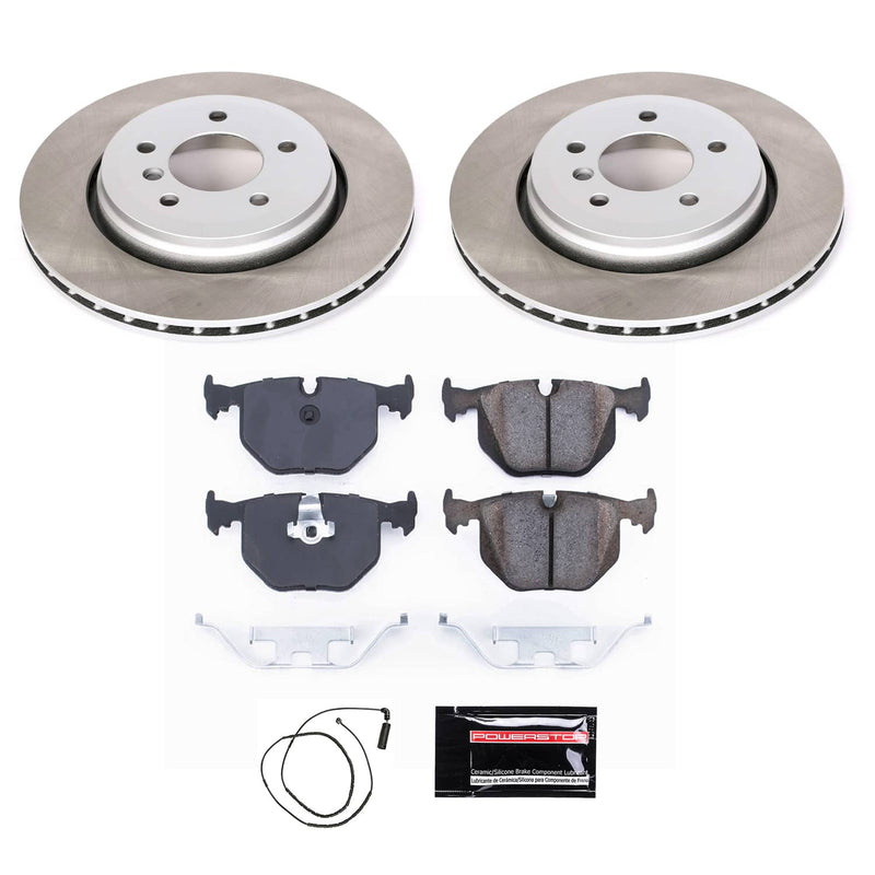 Power Stop SC5729 - Rear Z17 Evolution Pad And Semi-Coated Rotor Kit vehicle fitment brake part