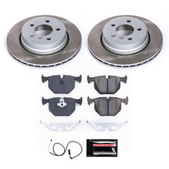 Power Stop SC5738 - Rear Z17 Evolution Pad And Semi-Coated Rotor Kit vehicle fitment brake part