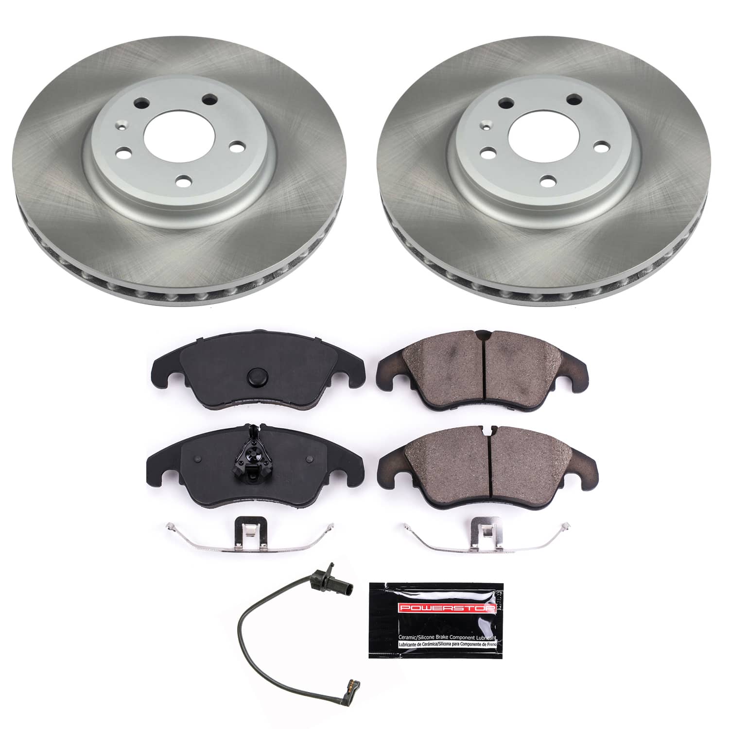 Power Stop SC5752 - Front Z17 Evolution Pad And Semi-Coated Rotor Kit vehicle fitment brake part