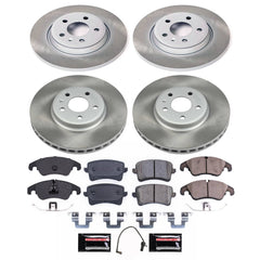 Power Stop SC5754 - Front And Rear Z17 Evolution Pad And Semi-Coated Rotor Kit vehicle fitment brake part