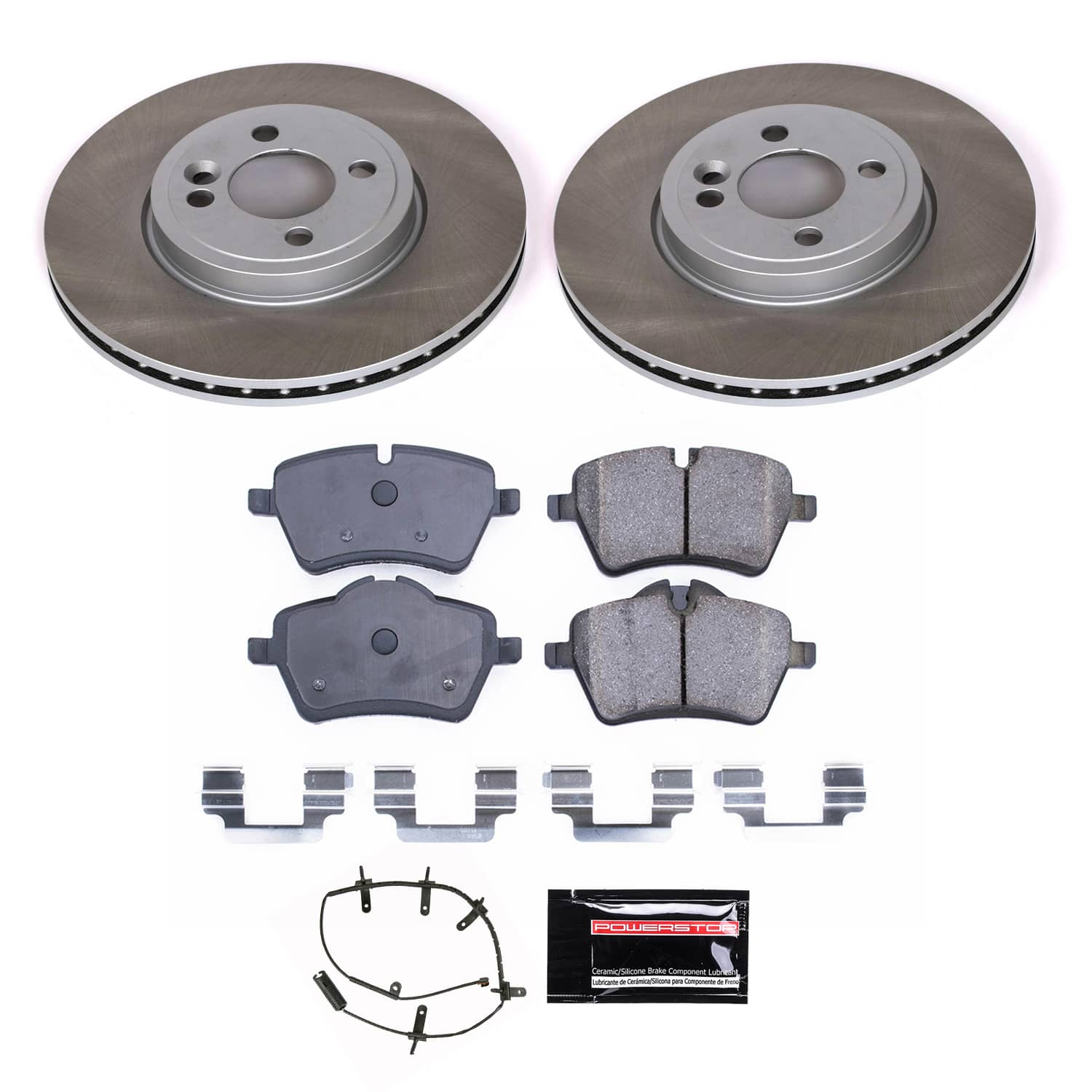 Power Stop SC5784 - Front Z17 Evolution Pad And Semi-Coated Rotor Kit vehicle fitment brake part