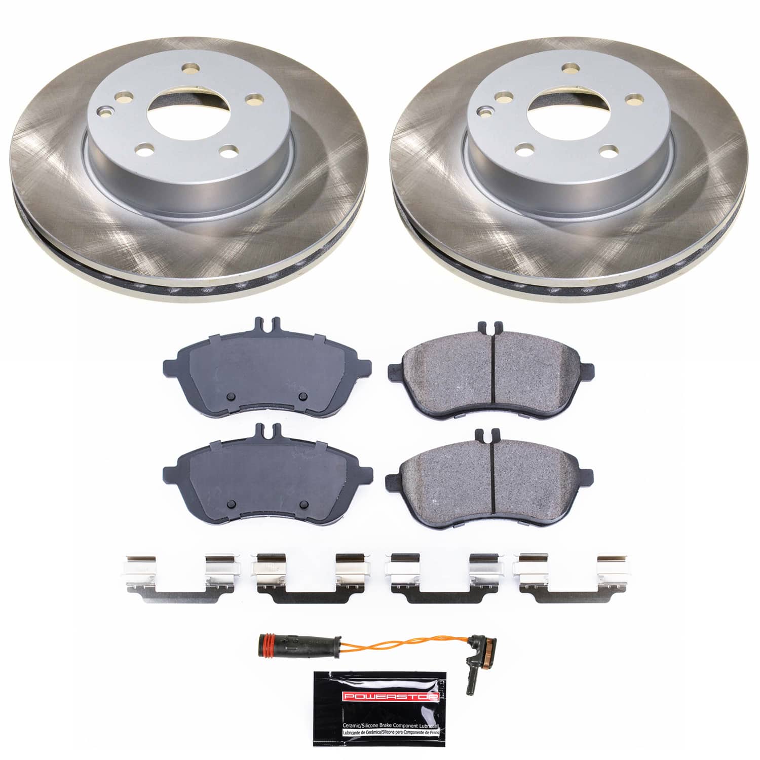 Power Stop SC5790 - Front Z17 Evolution Pad And Semi-Coated Rotor Kit vehicle fitment brake part