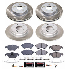 Power Stop SC5791 - Front And Rear Z17 Evolution Pad And Semi-Coated Rotor Kit vehicle fitment brake part