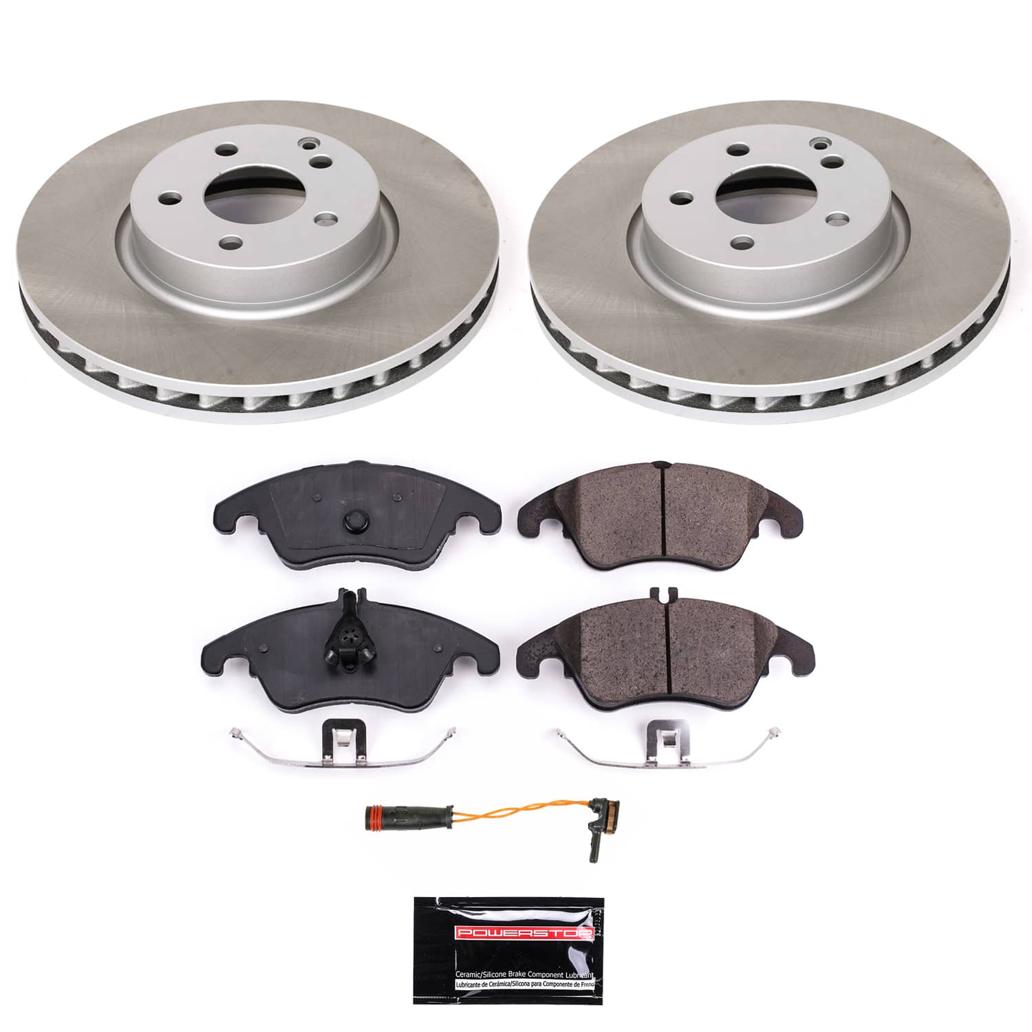 Power Stop SC5792 - Front Z17 Evolution Pad And Semi-Coated Rotor Kit vehicle fitment brake part