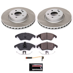 Power Stop SC5792 - Front Z17 Evolution Pad And Semi-Coated Rotor Kit vehicle fitment brake part