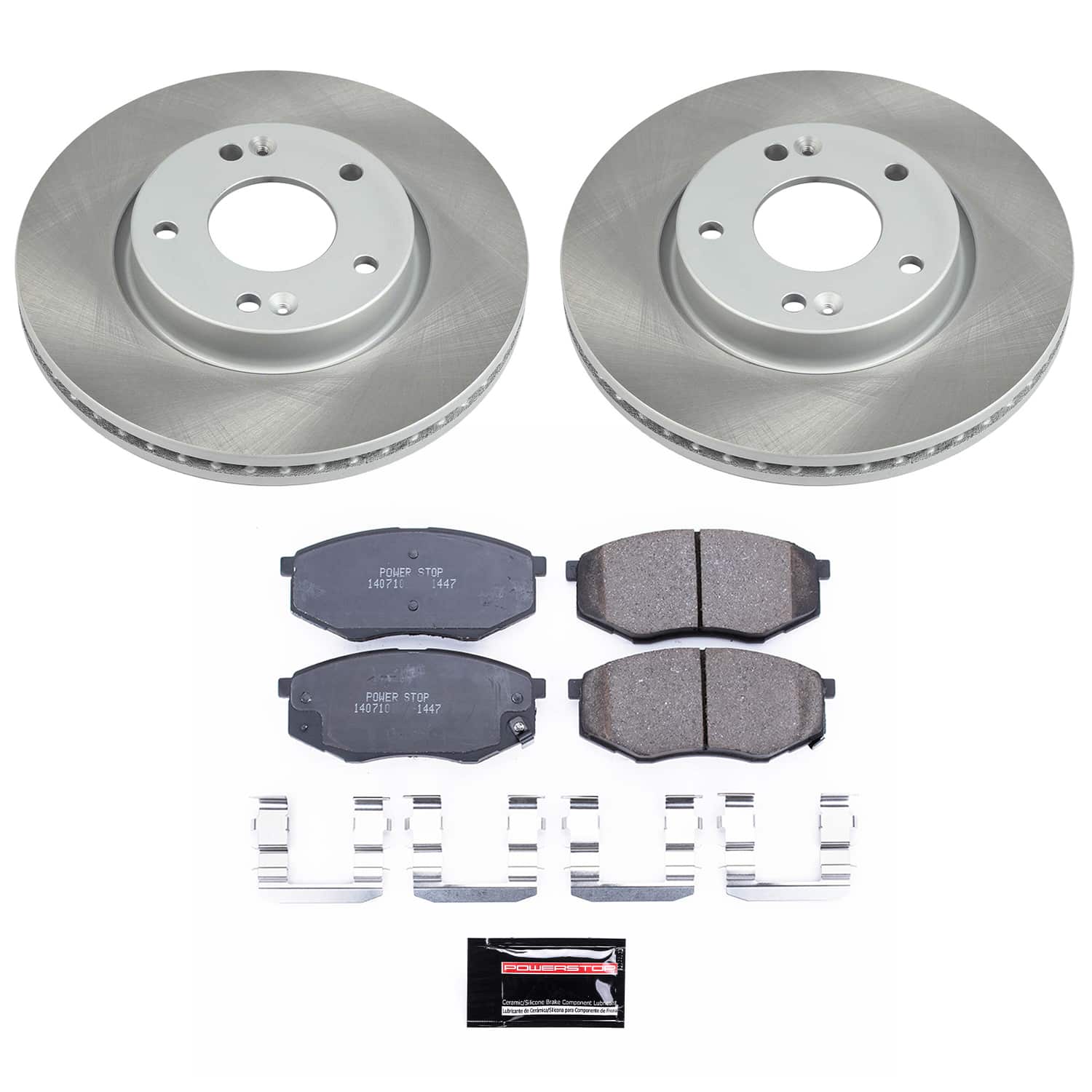 Power Stop SC5806 - Front Z17 Evolution Pad And Semi-Coated Rotor Kit vehicle fitment brake part