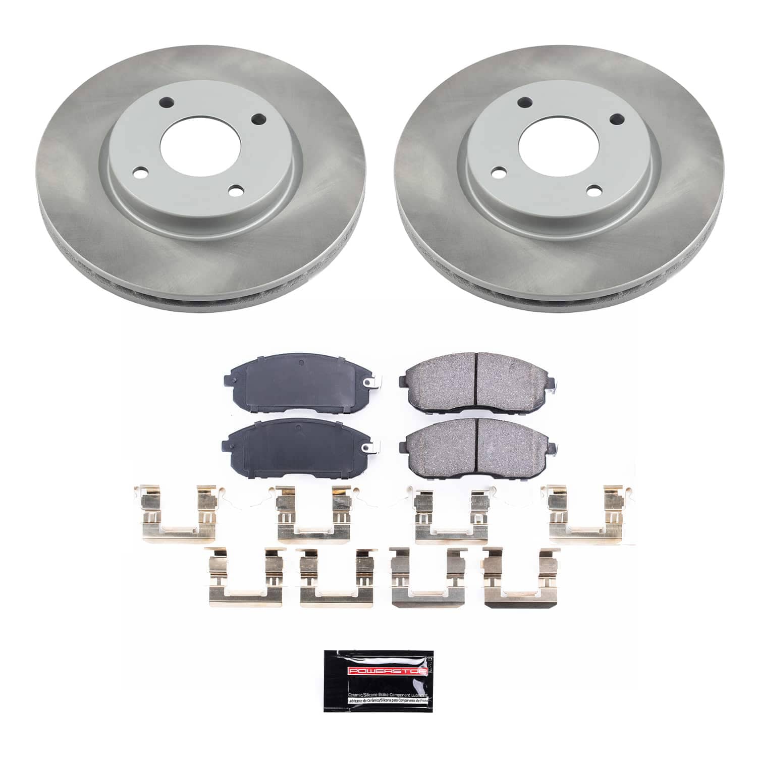 Power Stop SC5817 - Front Z17 Evolution Pad And Semi-Coated Rotor Kit vehicle fitment brake part