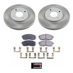Power Stop SC5817 - Front Z17 Evolution Pad And Semi-Coated Rotor Kit vehicle fitment brake part