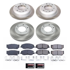 Power Stop SC5832 - Front And Rear Z17 Evolution Pad And Semi-Coated Rotor Kit vehicle fitment brake part