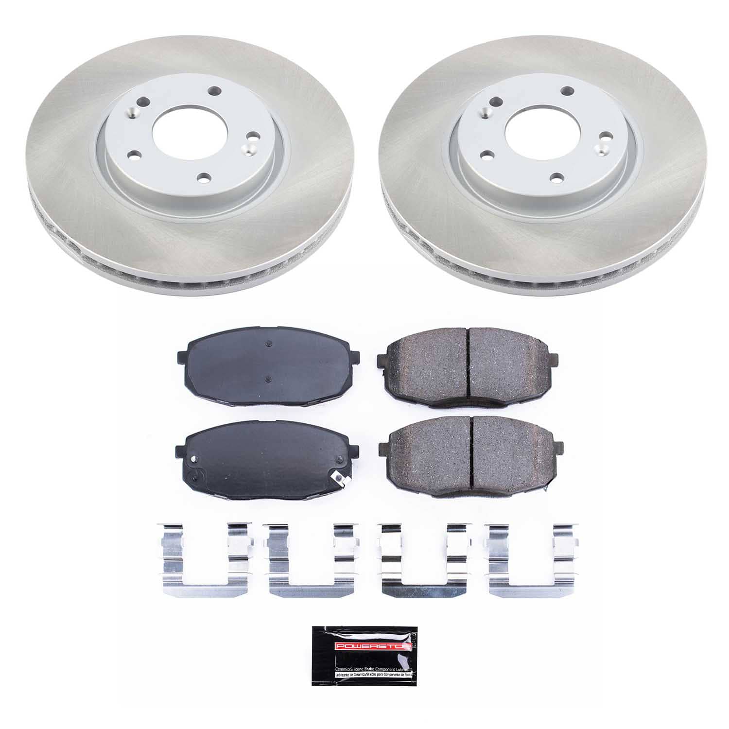 Power Stop SC5837 - Front Z17 Evolution Pad And Semi-Coated Rotor Kit vehicle fitment brake part